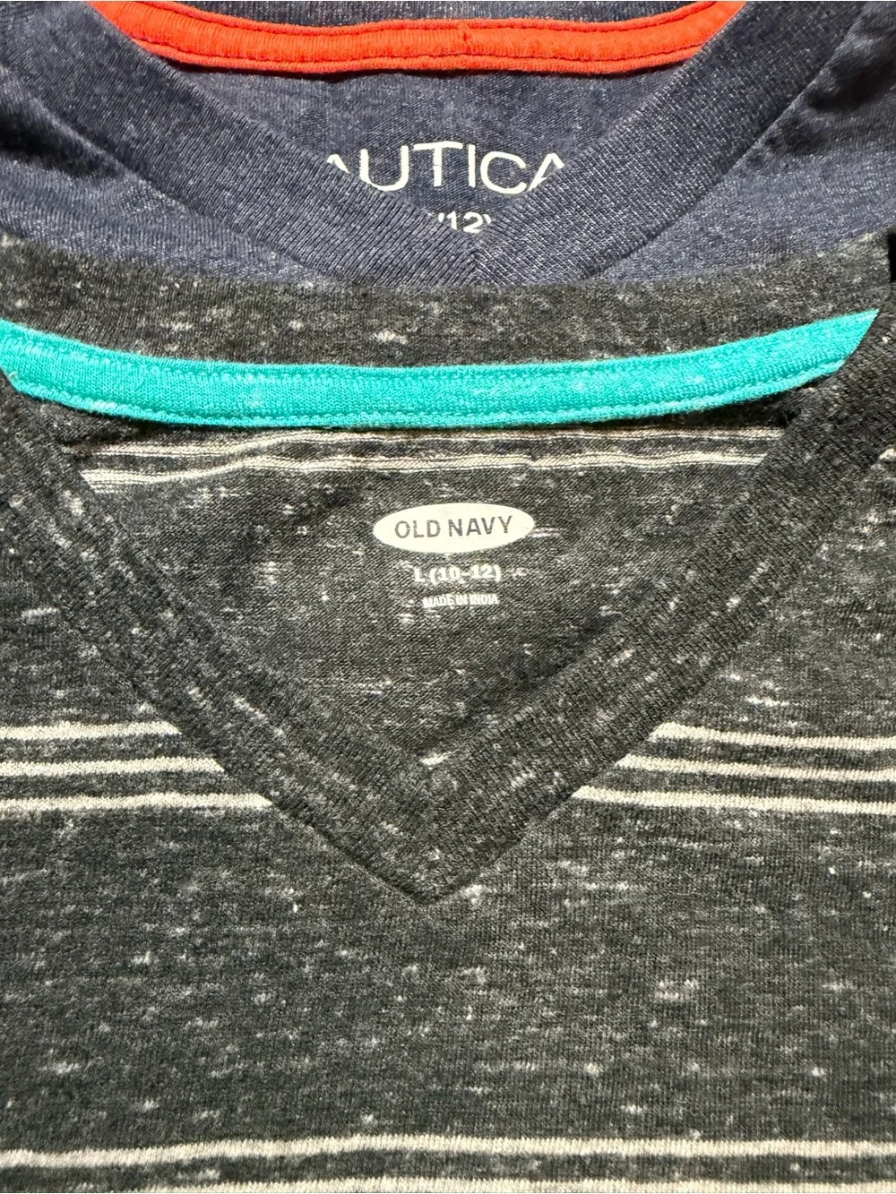 Boys Shirt Bundle Size 10/12 6p Nautica, Old Navy, Under Armour, Class Club